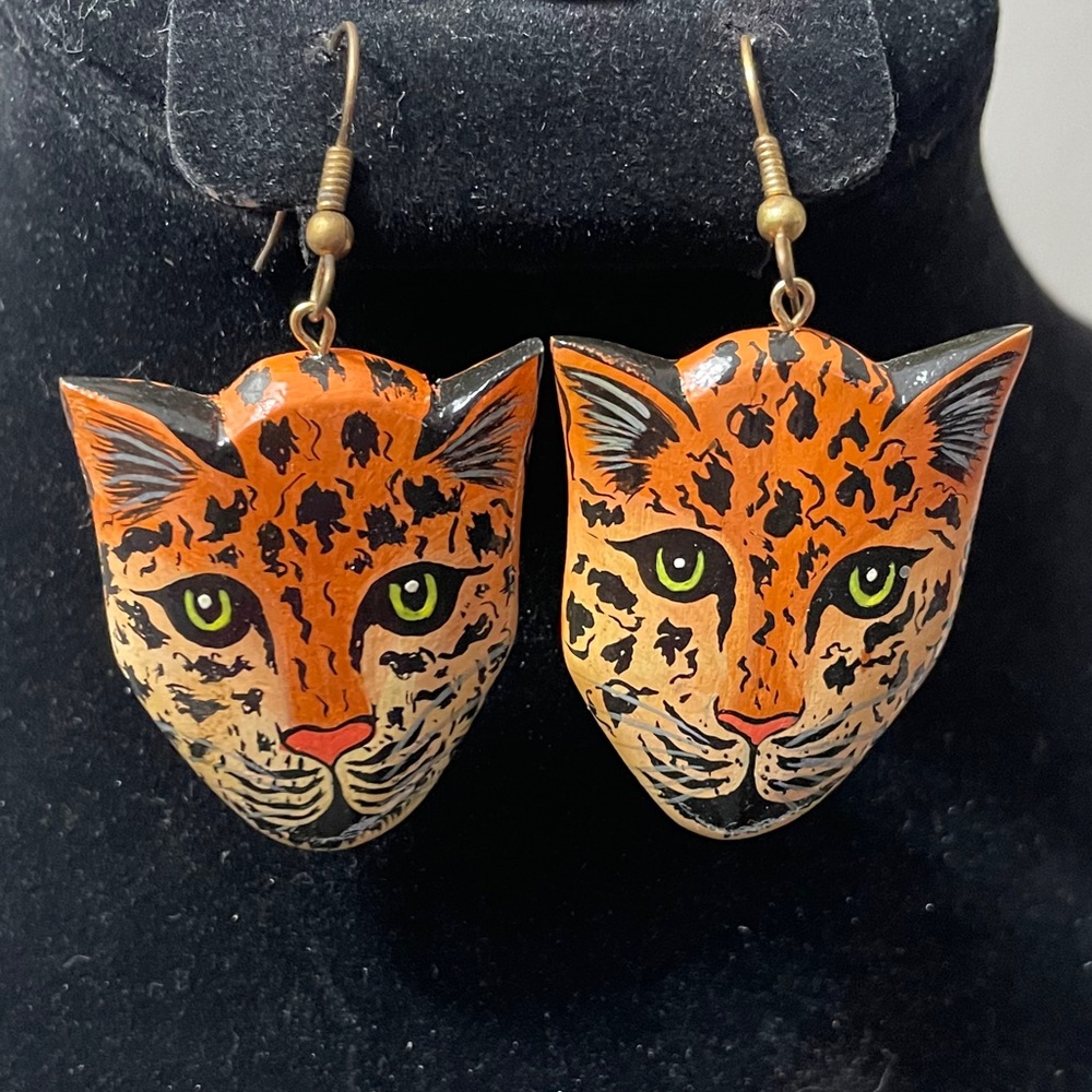 Vintage Tiger Earings